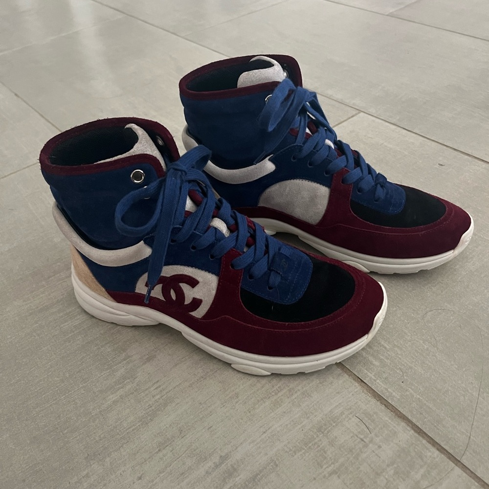 Chanel high-top sneaker